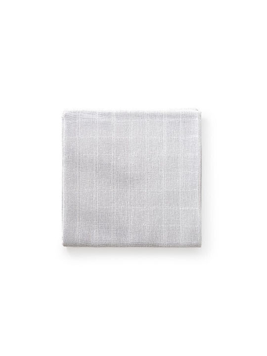 Interbaby Πάνες Αγκαλιάς από Μουσελίνα Γκρι 80x80εκ. 3τμχ