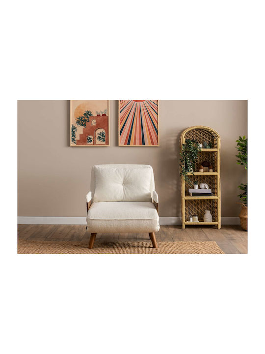 Πολυθρόνα Κρεβάτι White 77x70x82cm