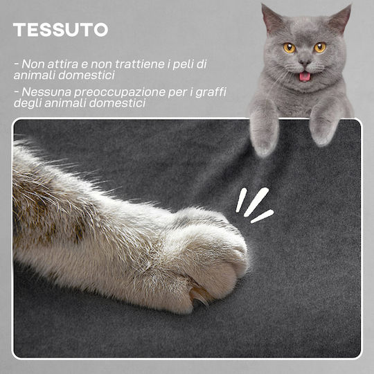 Fotoliu Relax cu Puf Întuneric 80x83x104cm