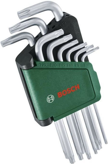 Bosch Set mit 9 Torx-Schlüsseln