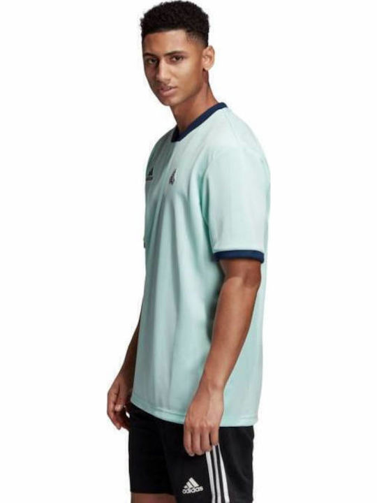 Performance Sportliches T-Shirt Türkis