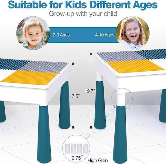 Kindertisch aus Plastik Beige