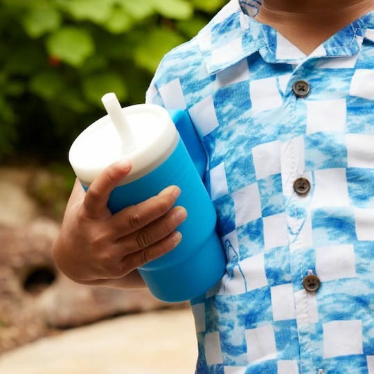 Infantino Pahar Pentru Copii Din Plastic Albastru 260ml
