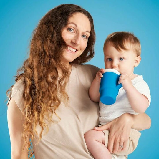 Infantino Pahar Pentru Copii Din Plastic Albastru 260ml