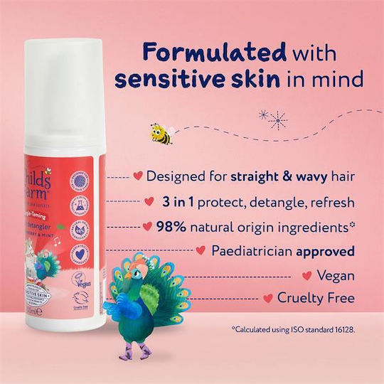 Childs Farm Kids' Conditioner with Strawberry / Mint for Easy Combing in Spray Form 100ml