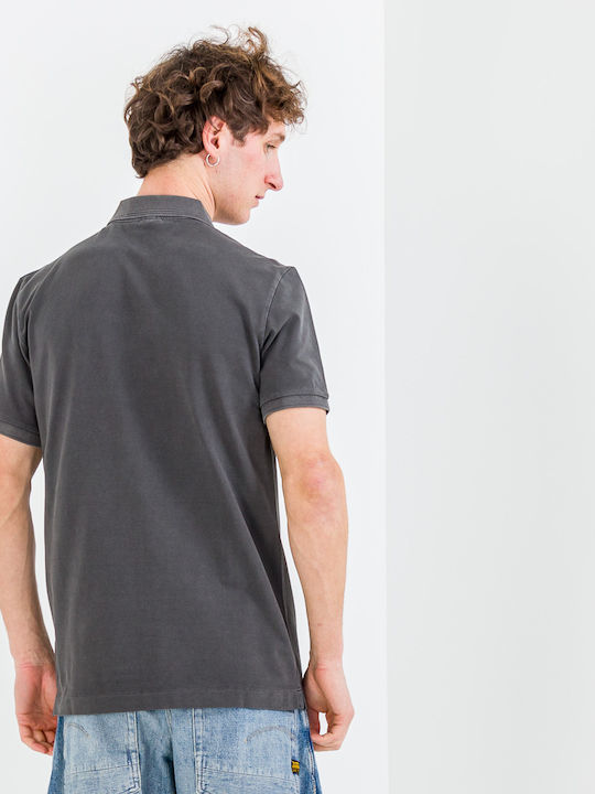 Dunda Overdyed Polo T-shirt Gray