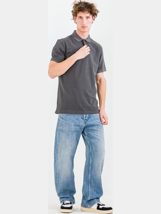 Dunda Overdyed Polo T-shirt Gray