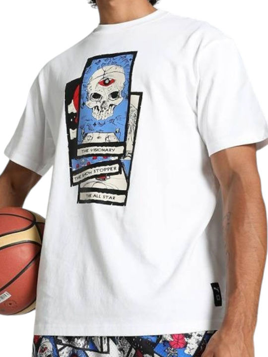 Hoops T-shirt Λευκό