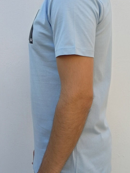 T-shirt Γαλάζιο