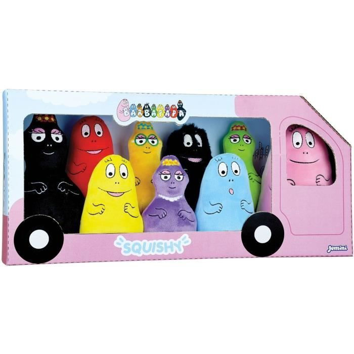 Box 9 Barbapapa Plush & Soft Toys + 15 Cm Jemini Includes