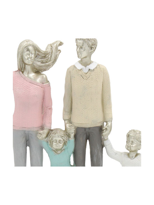 Keskor Decorative Figure Polyresin Family 17x5x25cm 1pcs