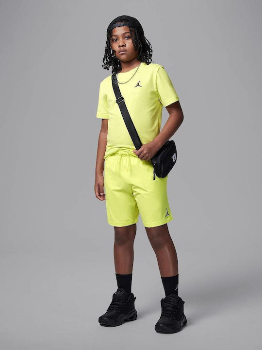 Αθλητικό Παιδικό Σορτς/Βερμούδα  Jumpman Lemon