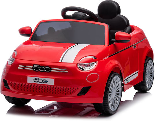 Fiat 500 Μονοθέσιο με Τηλεκοντρόλ 12 Volt Κόκκινο