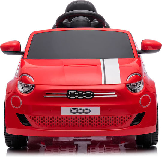 Fiat 500 Μονοθέσιο με Τηλεκοντρόλ 12 Volt Κόκκινο
