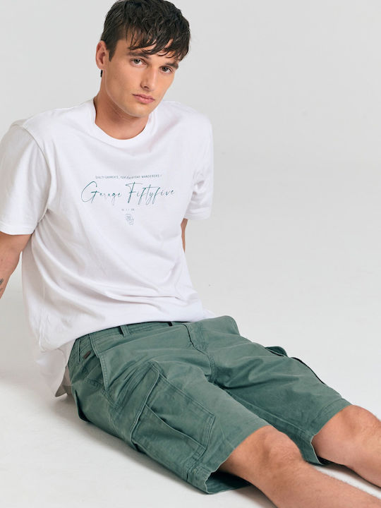 Men's Cargo Shorts Regular Fit Green