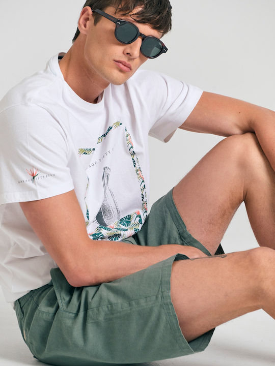 Herrenshorts Chino Grün