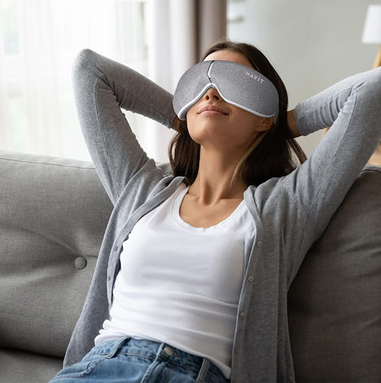 Havit Intelligent Eye Massager Massage Device for the Body with Heating Function Gray
