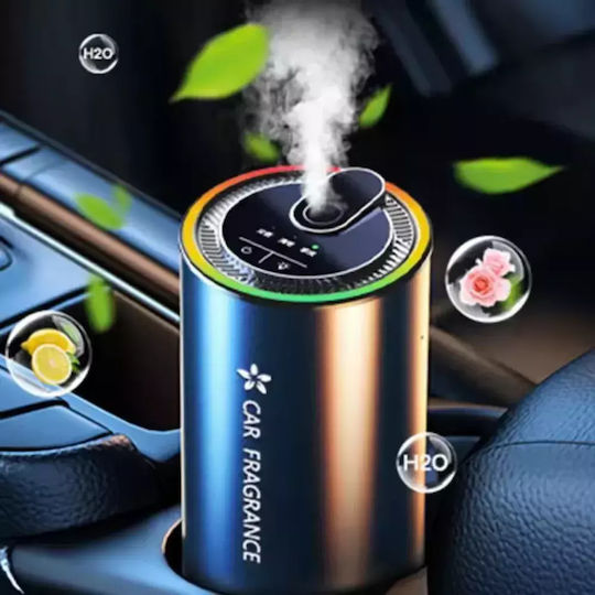 Auto Lufterfrischer Aromatherapie Automatische Induktion Farbige Ambientelichter Größe 120x66mm 50ml Kapazität Abyz