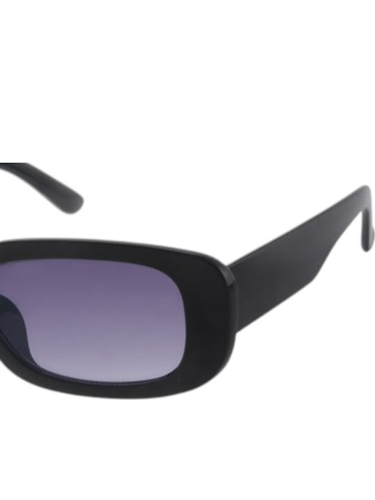 Paolo Moss Women's Sunglasses with Black Frame and Black Gradient Lens