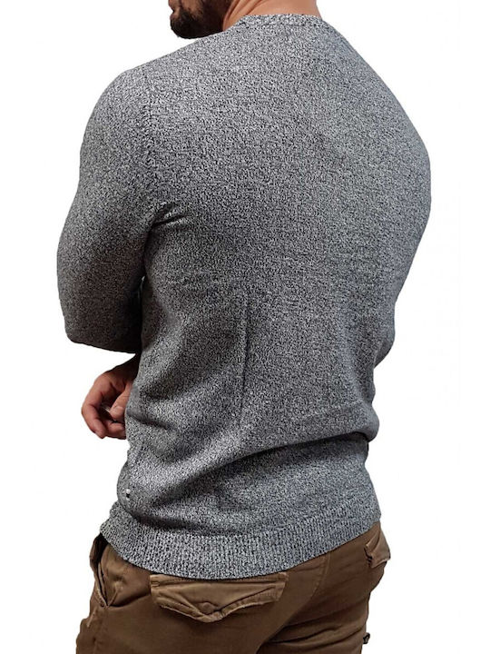 Sweater Long Sleeve Gray / Navy Blazer