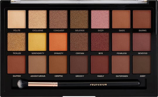 Profusion Cosmetics Eyeshadow Palette Siennas Pressed Powder Eye Shadows in Solid Form 33.6g