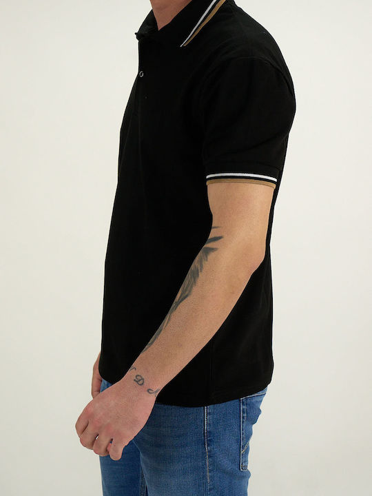 Polo T-Shirt Schwarz