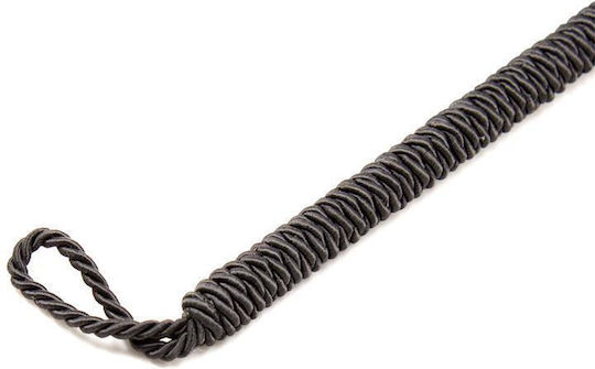 Federkitzler Schleife 25 cm Schwarz