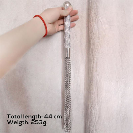 LateToBed Whip in Silver Color