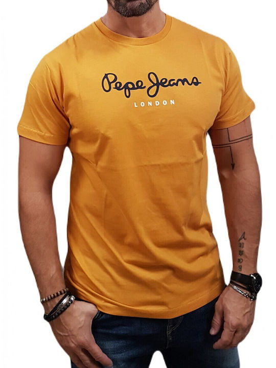 'EGGO' T-shirt Ochre Yellow