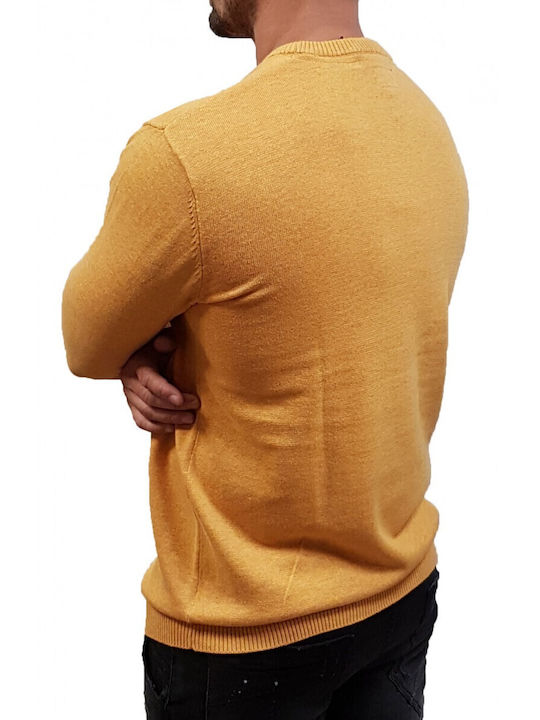Langarm-Pullover Gelb
