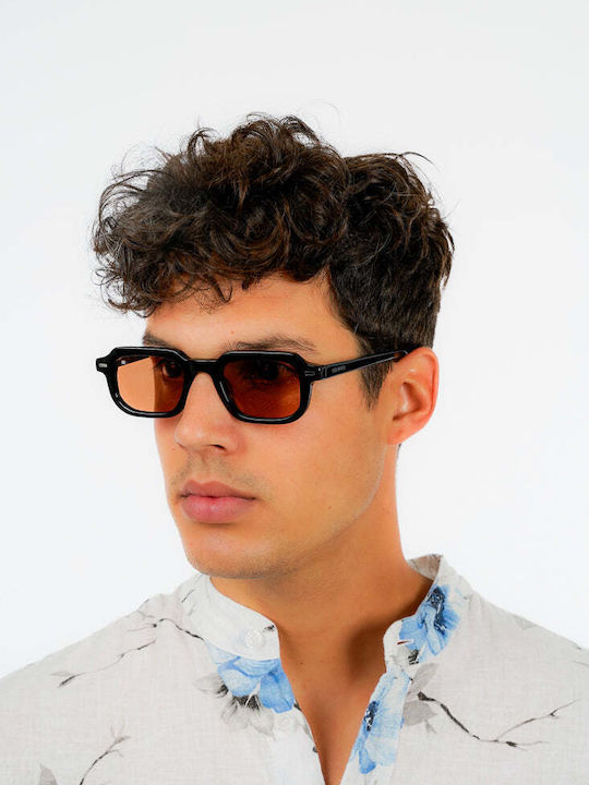 Red Raven Unisex Sunglasses with Brown Plastic Frame and Brown Lens 49025349353806
