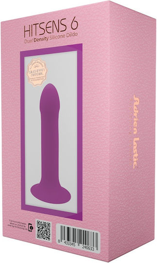 Adrien Lastic Hitsens Dual Density S06 Dildo Glass Dildo Purple 13.5cm