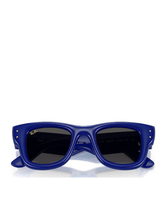 Ray Ban Wayfarer Men's Sunglasses with Blue Plastic Frame and Blue Lens RB4940 6833/87