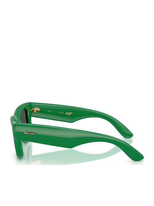 Ray Ban Wayfarer Puffer Unisex Γυαλιά Ηλίου με Πράσινο Κοκκάλινο Σκελετό και Πράσινο Φακό Rb4940 6834/87