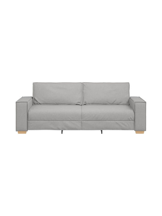 Canapea Cu Trei Locuri Gri 220x78x84cm