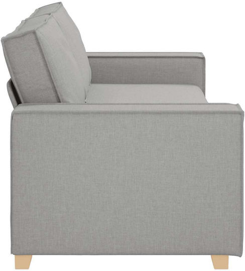 Dreisitzer Sofa Grau 220x78x84cm