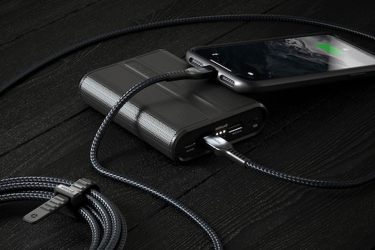 Nomad Kevlar Braided USB 2.0 Cable USB-C male - USB-C 240W White 3m