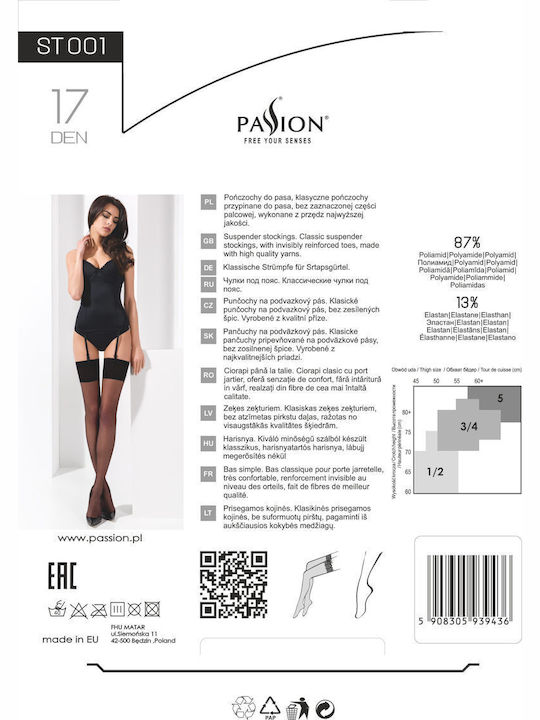 Passion Sexy Black Socks