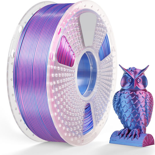Sunlu Silk PLA+ 3D Drucker Filament 1,75mm Rote 1kg 1Stück Spule