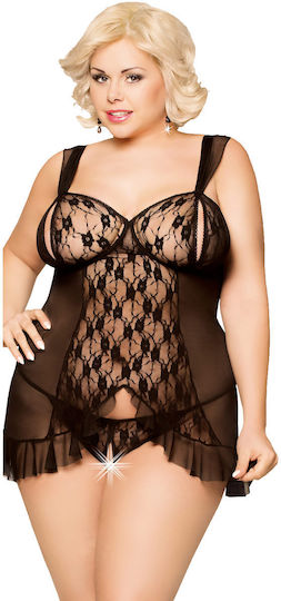 Softline Bianca SFL1818 Sexy Ρόμπα Black