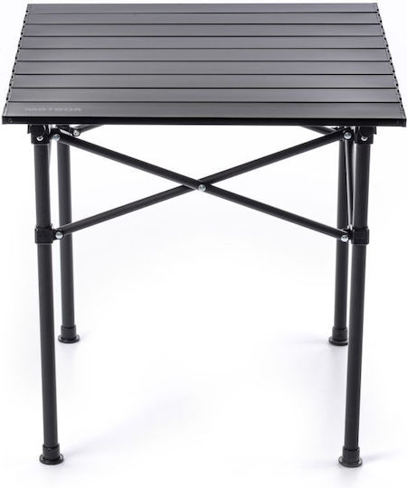 Meteor Table Aluminum for Camping Foldable Black