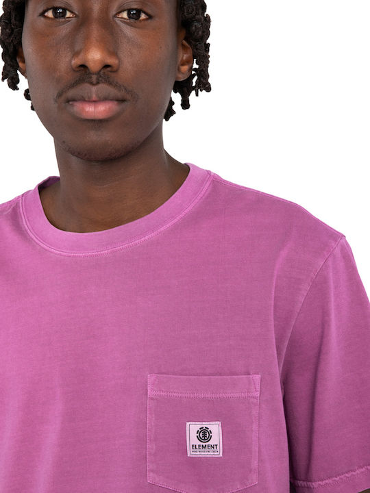 Basic Pocket Pigment Ss Тениска Deep Orchid