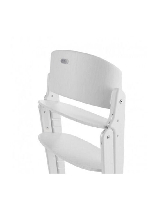 Cybex Gold Click & Fold Сгъваемо Столово Столчe 3 в 1 с Регулируема Височина Всичко Бяло