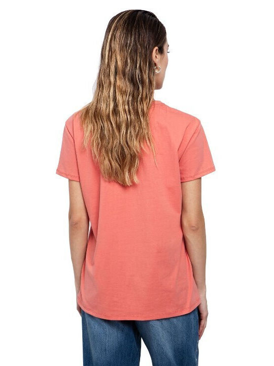 Γυναικείο T-shirt Κοραλί