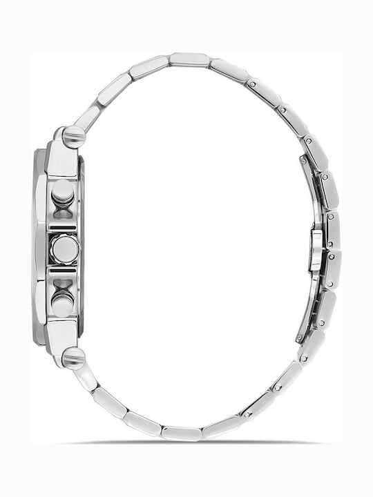Ferro Uhr Batterie mit Metallarmband
