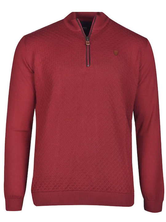 Langarm-Pullover Rot
