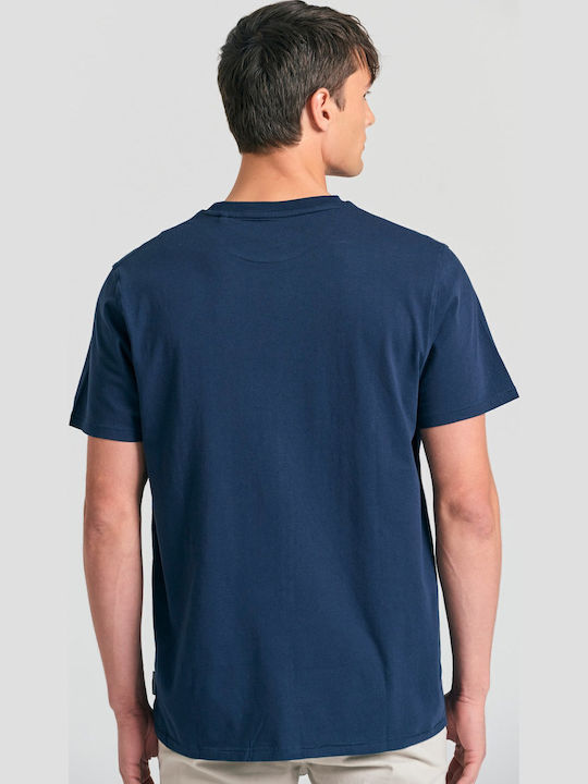 T-shirt Navy Μπλε