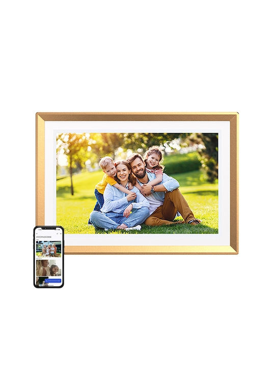 Arzopa Digital Photo Frame with Touch Screen 10.1" with WiFi Beige 5907085525068