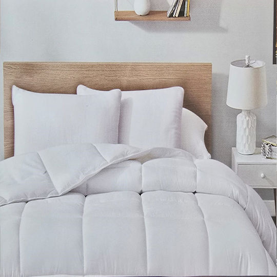 Kotonia Home Cuvertură Semi-dublu Microfibra Alb 180x200cm