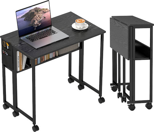 Desk Wooden Black 80x40x75cm